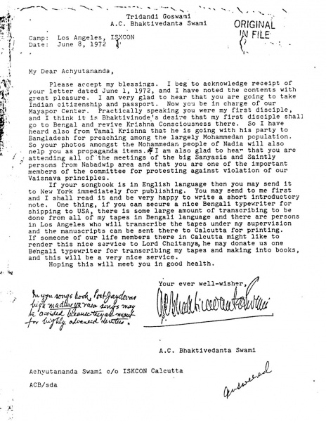 File:720608 - Letter to Achyutananda.JPG