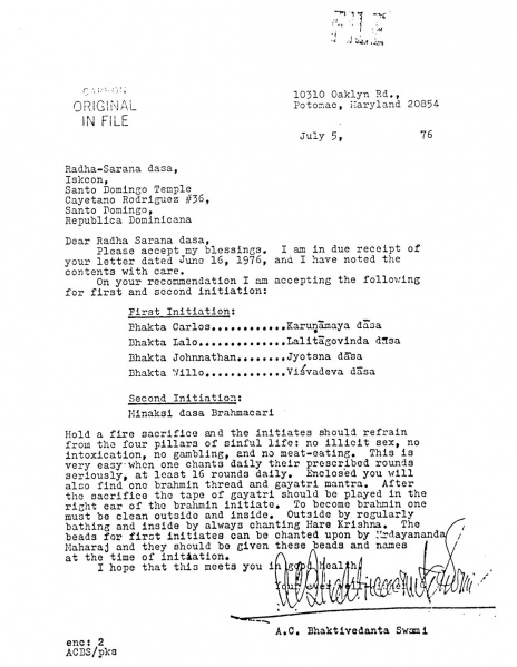File:760705 - Letter to Radha-sarana.JPG