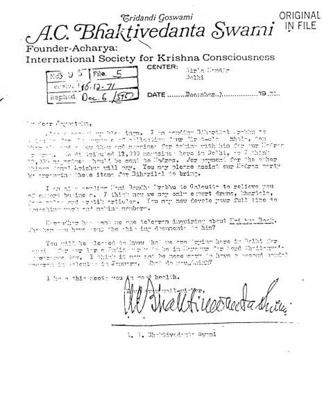 File:711203 - Letter to Jayapataka.JPG