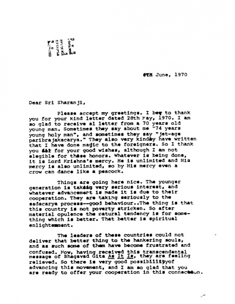 File:700606 - Letter to Sri Sharan 1.JPG