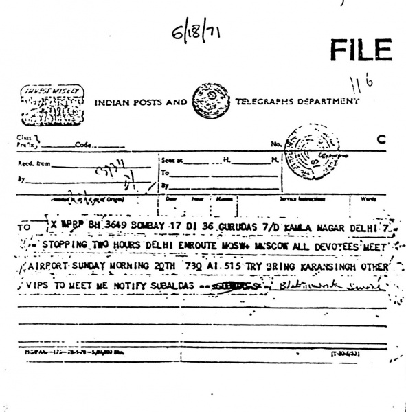 File:710617 - Telegram to Gurudas.JPG