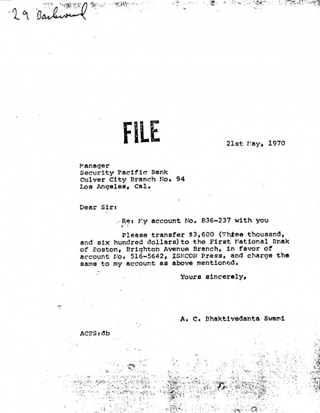 File:700521 - Letter to Manager - Security Pacific Bank.JPG