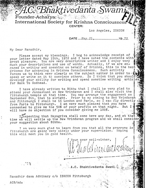 File:720521 - Letter to Ranadhir.JPG