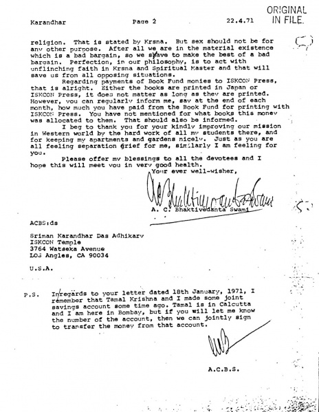 File:710422 - Letter to Karandhar 2.JPG