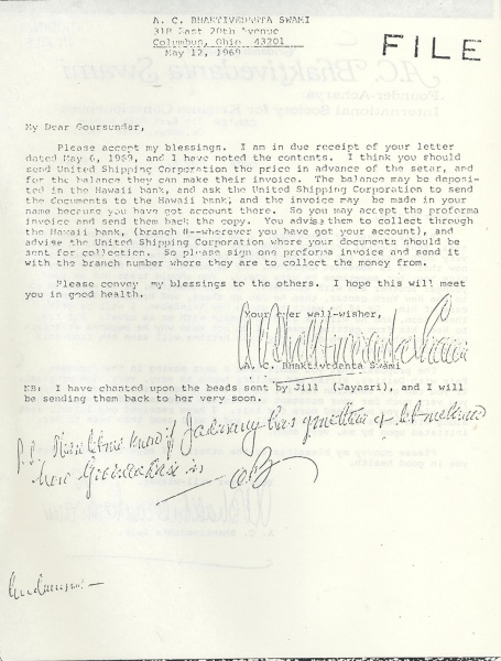 File:690512 - Letter to Goursundar.JPG