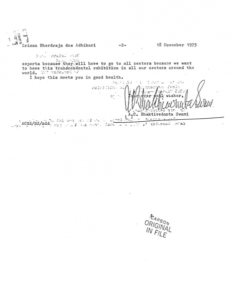 File:751118 - Letter to Bharadraj 2.JPG
