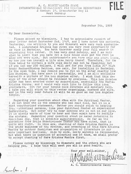 File:690905 - Letter to Hansadutta.JPG