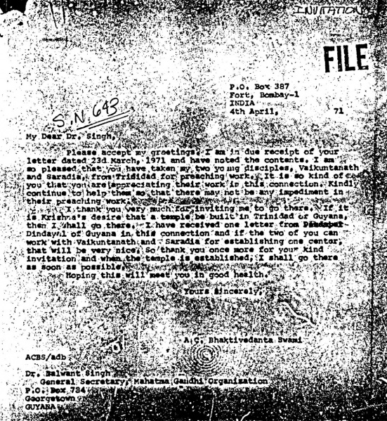 File:710404 - Letter to Dr. Balwant Singh.JPG