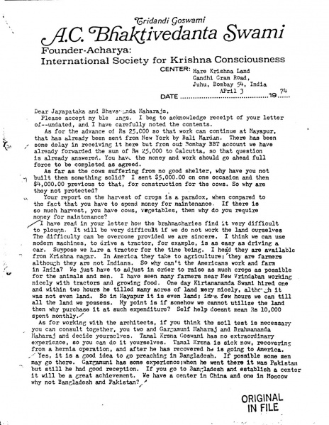 File:740403 - Letter to Jayapataka and Bhavananda 1.JPG