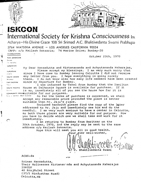 File:701028 - Letter to Hansadutta Kirtanananda and Achyutananda.JPG