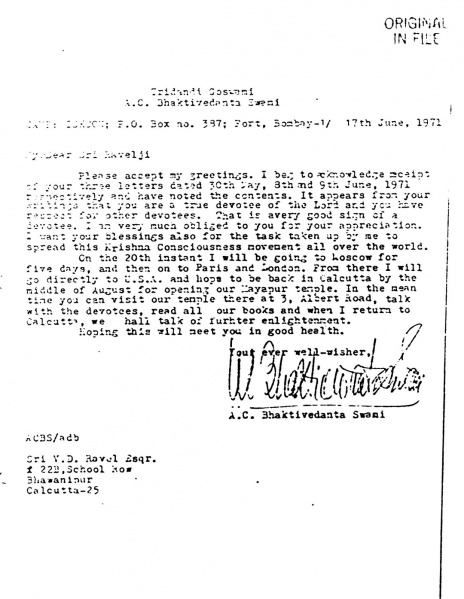 File:710617 - Letter to Sri Ravelji.JPG