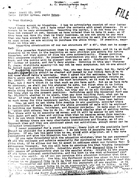 File:720412 - Letter to Giriraj 1.JPG