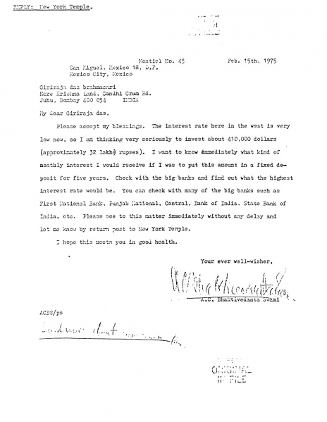 File:750215 - Letter to Giriraja.JPG