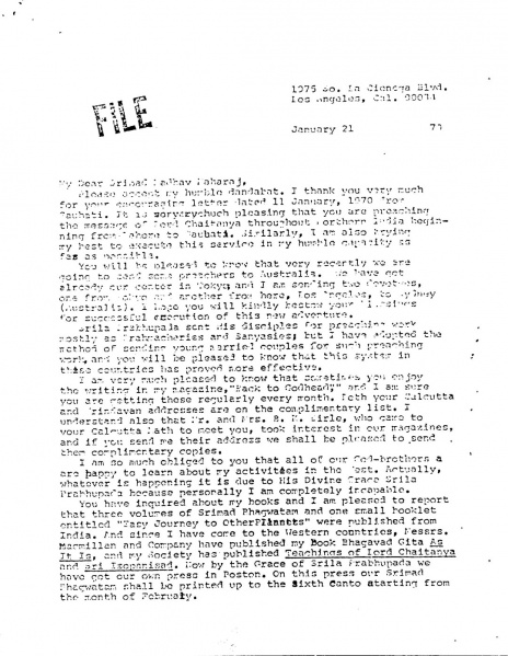 File:700121 - Letter to Madhav Maharaj 1.JPG