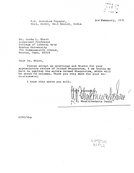 File:760203 - Letter to Dr Bhatt.JPG