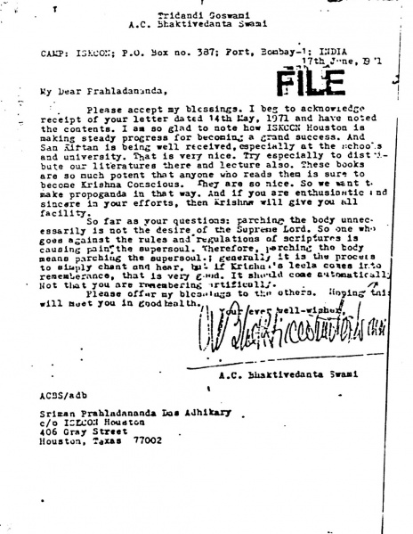 File:710617 - Letter to Prahladananda.JPG