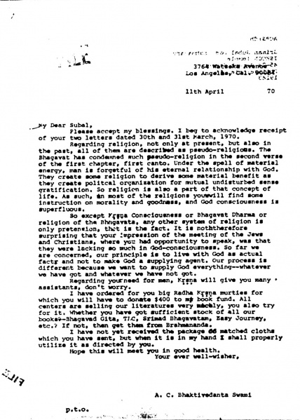 File:700411 - Letter to Subal.JPG