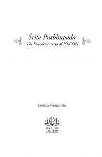 ISKCON Brasil - OS GURUS NO BRASIL Hare Krishna. Todas as glórias a Srila  Prabhupada Por favor, aceitem as minhas mais humildes e amorosas  reverências Oro a Krishna pedindo que todos os