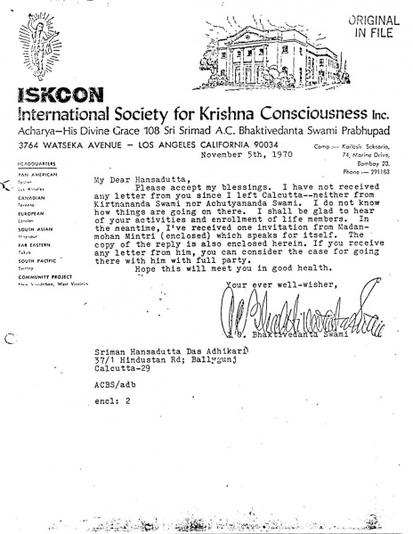 File:701105 - Letter to Hansadutta.JPG