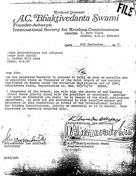 File:710906 - Letter to Ksirodaksayee.JPG
