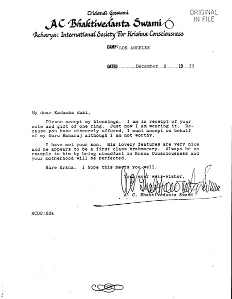 File:731208 - Letter to Kadamba.JPG