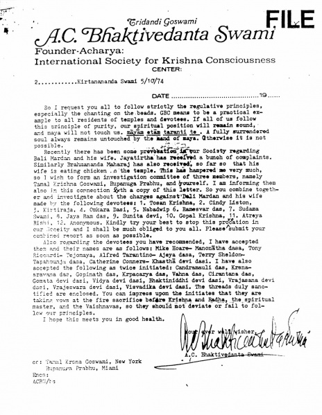 File:741005 - Letter to Kirtanananda 2.JPG