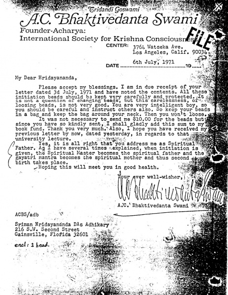 File:710706 - Letter to Hridayananda.JPG