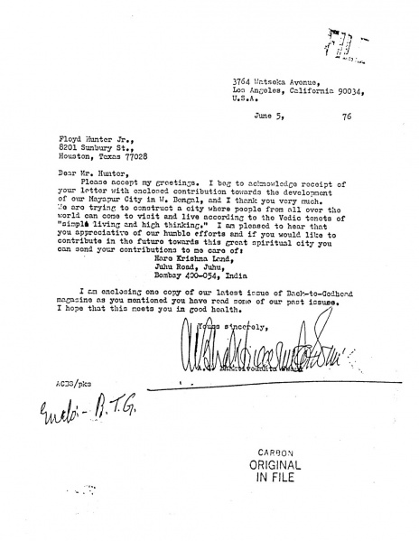 File:760605 - Letter to Floyd Hunter.JPG