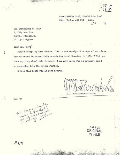 File:741203 - Letter to Sri Mody.JPG
