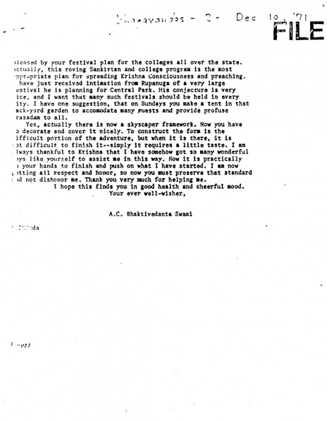File:711210 - Letter to Bhagavandas 2.JPG