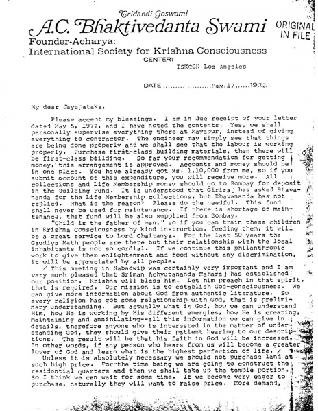 File:720517 - Letter to Jayapataka 1.JPG
